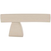 Top Knobs Arched 2-1/2 Inch Long Designer Cabinet Knob from the Sanctuary Collection Brushed Satin Nickel