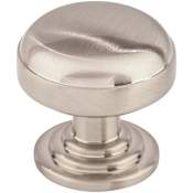 Top Knobs Ellis 1-1/4 Inch Mushroom Cabinet Knob Brushed Satin Nickel