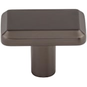 Top Knobs Telfair 1-1/2 Inch Rectangular Cabinet Knob Ash Gray