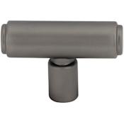 Top Knobs Clarence 2 Inch Bar Cabinet Knob Ash Gray