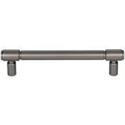 Top Knobs Clarence 5-1/16 Inch Center to Center Bar Cabinet Pull Ash Gray