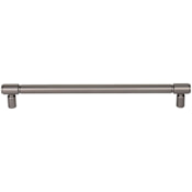 Top Knobs Clarence 8-13/16 Inch Center to Center Bar Cabinet Pull Ash Gray