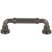 Top Knobs Cranford 3-3/4 Inch Center to Center Handle Cabinet Pull Ash Gray