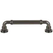 Top Knobs Cranford 5-1/16 Inch Center to Center Handle Cabinet Pull Ash Gray