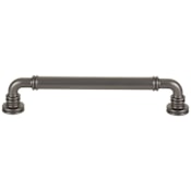 Top Knobs Cranford 6-5/16 Inch Center to Center Handle Cabinet Pull Ash Gray