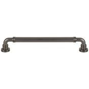 Top Knobs Cranford 7-9/16 Inch Center to Center Handle Cabinet Pull Ash Gray