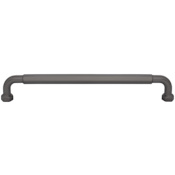 Top Knobs Dustin 7-9/16 Inch Center to Center Bar Cabinet Pull from the Coddington Collection Ash Gray