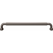 Top Knobs Dustin 8-13/16 Inch Center to Center Bar Cabinet Pull from the Coddington Collection Ash Gray