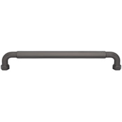 Top Knobs Dustin 18 Inch Center to Center Bar Appliance Pull from the Coddington Collection Ash Gray