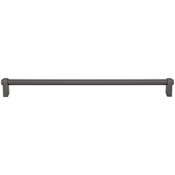 Top Knobs Lawrence 12 Inch Center to Center Bar Cabinet Pull from the Coddington Collection Ash Gray
