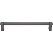 Top Knobs Lawrence 12 Inch Center to Center Bar Appliance Pull from the Coddington Collection Ash Gray