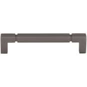 Top Knobs Langston 5-1/16 Inch Center to Center Bar Cabinet Pull from the Coddington Collection Ash Gray