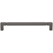 Top Knobs Langston 18 Inch Center to Center Handle Appliance Pull from the Coddington Collection Ash Gray