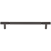 Top Knobs Prestwick 7-9/16 Inch Center to Center Bar Cabinet Pull Ash Gray