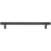 Top Knobs Prestwick 12 Inch Center to Center Bar Cabinet Pull Ash Gray