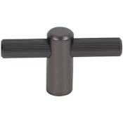 Top Knobs Dempsey 2-1/2 Inch Bar Cabinet Knob Ash Gray
