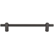 Top Knobs Dempsey 6-5/16 Inch Center to Center Bar Cabinet Pull Ash Gray