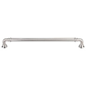 Top Knobs Reeded 9 Inch Center to Center Handle Cabinet Pull from the Chareau Series - 10 Pack Brushed Satin Nickel