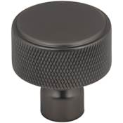Top Knobs Garrison 1-1/4 Inch Mushroom Cabinet Knob Ash Gray