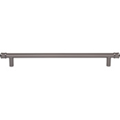 Top Knobs Elland 8-13/16 Inch Center to Center Bar Cabinet Pull Ash Gray