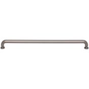 Top Knobs Stanmore 12 Inch Center to Center Handle Cabinet Pull from the Brockwell Collection Ash Gray