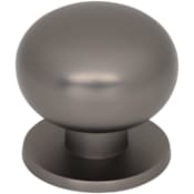 Top Knobs Lambert 1-1/4 Inch Mushroom Cabinet Knob from the Brockwell Collection Ash Gray