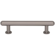 Top Knobs Lambert 3-3/4 Inch Center to Center Bar Cabinet Pull from the Brockwell Collection Ash Gray