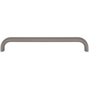 Top Knobs Brockwell 6-5/16 Inch Center to Center Handle Cabinet Pull Ash Gray
