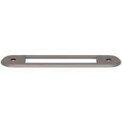 Top Knobs Brockwell 3-3/4 Inch Center to Center Cabinet Pull Backplate Ash Gray