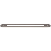 Top Knobs Brockwell 6-5/16 Inch Center to Center Cabinet Pull Backplate Ash Gray