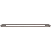 Top Knobs Brockwell 7-9/16 Inch Center to Center Cabinet Pull Backplate Ash Gray