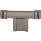 Top Knobs Newburn 2-1/4 Inch Bar Cabinet Knob from the Brockwell Collection Ash Gray