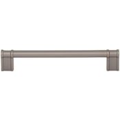 Top Knobs Newburn 6-5/16 Inch Center to Center Handle Cabinet Pull from the Brockwell Collection Ash Gray