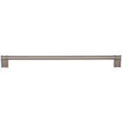 Top Knobs Newburn 12 Inch Center to Center Handle Cabinet Pull from the Brockwell Collection Ash Gray