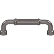 Top Knobs Pemberton 3-3/4 Inch Center to Center Handle Cabinet Pull Ash Gray