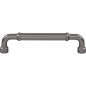 Top Knobs Pemberton 5-1/16 Inch Center to Center Handle Cabinet Pull Ash Gray