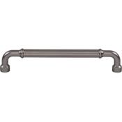 Top Knobs Pemberton 6-5/16 Inch Center to Center Handle Cabinet Pull Ash Gray
