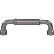 Top Knobs Lavington 3-3/4 Inch Center to Center Handle Cabinet Pull Ash Gray