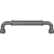 Top Knobs Lavington 5-1/16 Inch Center to Center Handle Cabinet Pull Ash Gray