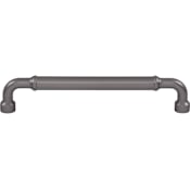 Top Knobs Lavington 6-5/16 Inch Center to Center Handle Cabinet Pull Ash Gray