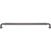Top Knobs Lavington 12 Inch Center to Center Handle Cabinet Pull Ash Gray