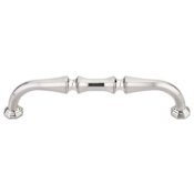 Top Knobs Chalet 5 Inch (128 mm) Center to Center Handle Cabinet Pull from the Chareau Series - 10 Pack Brushed Satin Nickel
