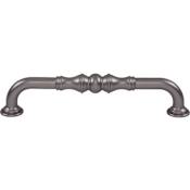 Top Knobs Bayridge 6-5/16 Inch Center to Center Handle Cabinet Pull Ash Gray