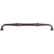 Top Knobs Chalet 9 Inch Center to Center Handle Cabinet Pull from the Chareau Collection Ash Gray