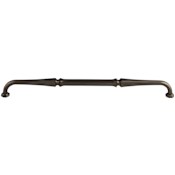 Top Knobs Chalet 12 Inch Center to Center Handle Cabinet Pull from the Chareau Collection Ash Gray