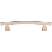 Top Knobs Arched 5 Inch Center to Center Bar Cabinet Pull from the Sanctuary Collection Brushed Satin Nickel