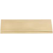 Top Knobs Europa 3 Inch Center to Center Finger Cabinet Pull from the Mercer Series Honey Bronze