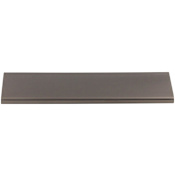 Top Knobs Europa 5 Inch Center to Center Finger Cabinet Pull from the Mercer Series Ash Gray