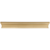 Top Knobs Glacier 6 Inch Center to Center Rectangular Cabinet Pull from the Mercer Series Honey Bronze