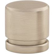 Top Knobs Oval 1 Inch Oval Cabinet Knob from the Sanctuary Collection Brushed Satin Nickel